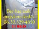 Jumbó zsák,  1 m3 zsák BIG BAG 30. 329 - 4850 OLCSÓ bigbag zsák,  használt big-bag eladó