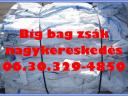 Jumbó zsák,  1 m3 zsák BIG BAG 30. 329 - 4850 OLCSÓ bigbag zsák,  használt big-bag eladó