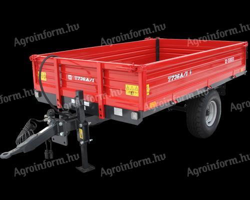 Metal-Fach single axle trailers: 1,5 t; 2,5 t; 3,8 t