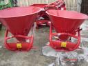 Fertilizer spreader with in-line sprayer for orchard 500