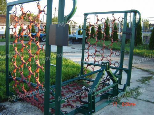 Chain link hedge 6 m hyd. new, lawn hedge