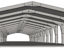 12x18x4, 5 m 220 sqm hall, hall frame, warehouse, storage