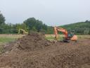 Pond construction, sludge dredging, landscaping, earthworks