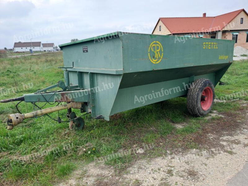 Harvesting trolley 3000 litres inox