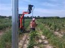 NEW!!! Pressing of grape metal columns by hydraulic vibration