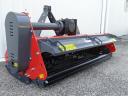 Stalk ripper, stalk crusher, mulcher, horizontal axis crusher also with openable housing