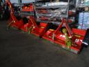 Stalk ripper, stalk crusher, mulcher, horizontal axis crusher also with openable housing