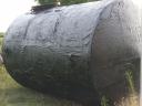 25 m3-es fekvő hengeres acél tartály - felújított - ELADÓ