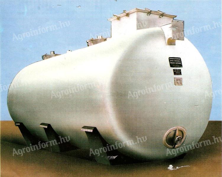 Spray water/irrigation water storage 36 m³ horizontal cylindrical aluminium tank FOR SALE