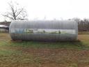 Spray water/irrigation water storage 36 m³ horizontal cylindrical aluminium tank FOR SALE