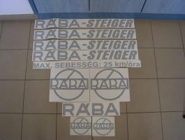 Rába feliratok, matrica