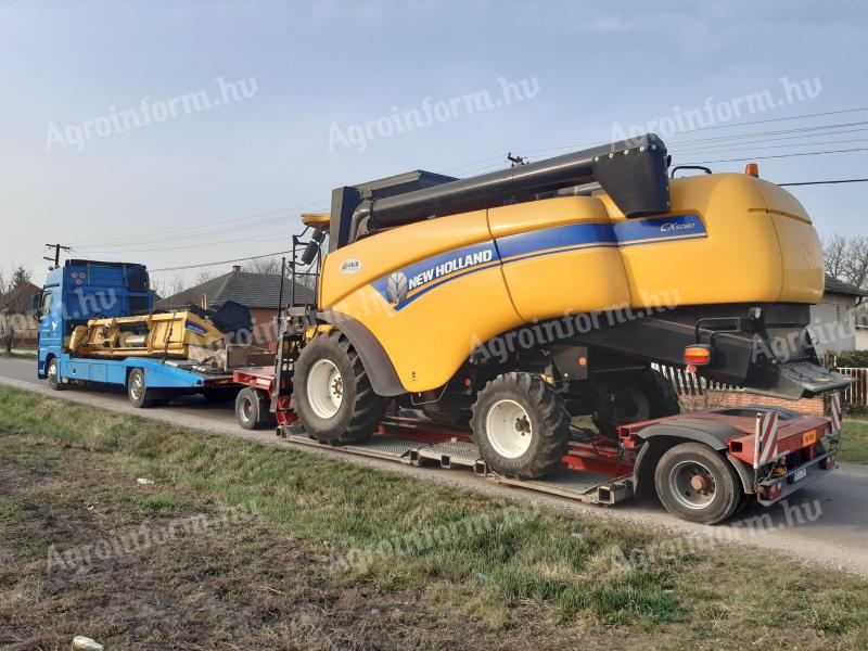 Orosháza! Combine transport with cutting table nationwide