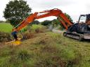 Forestry shredder, brush cutter, mulcher for earthmoving machines - Rabaud Xylor