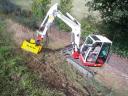 Forestry shredder, brush cutter, mulcher for earthmoving machines - Rabaud Xylor