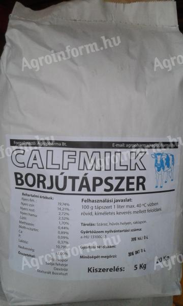 Borjú-bárány-malac tejpótló tápszer tejpor 20 kg/zs - kiszállítva bárhová