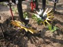K.U.L.T. 3 row finger reel high speed cultivator