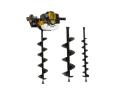 Lumag EB520G soil drill, earth drill, pile drill with 3 drill bits, new, brand new