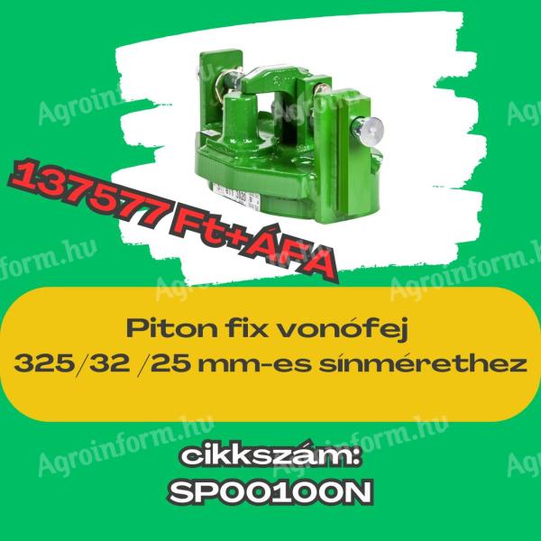 Stock sweep Pitonfix puller head for rail size 330/32/25 mm