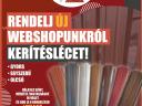 Rendelj most kerítéslécet új webshopunkról