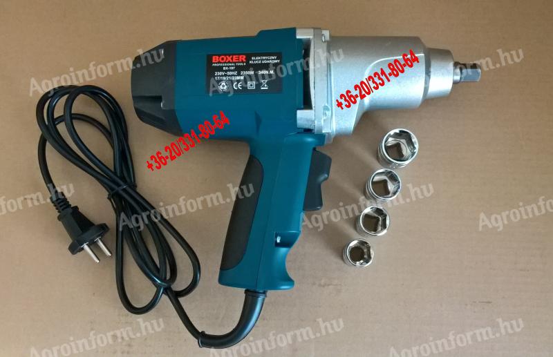 Ütvecsavarozó 1/2” col Kerékkulcs Boxer BX-197 * 2350w / 320Nm * Elektromos Ütve Csavarozó