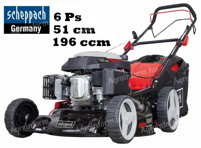 6Le Fűnyíró 5 Funkciós 196 cm³ / 51 cm vágószélesség - OHV Motor * Scheppach MS196-51