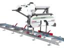 Pilous CTR 550 horizontal band saw, log splitter