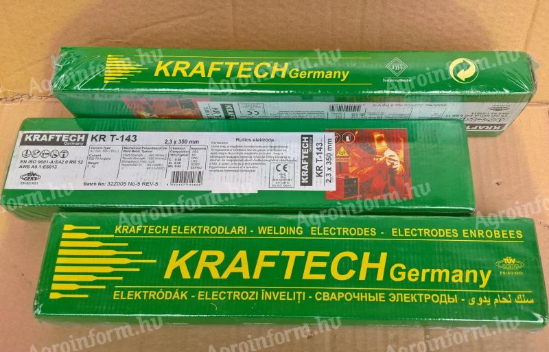 Hegesztőelektróda 2,3 mm Hegesztő pálca * KRAFTECH KRT143 Rutilos * 3Kg / csomag Elektróda