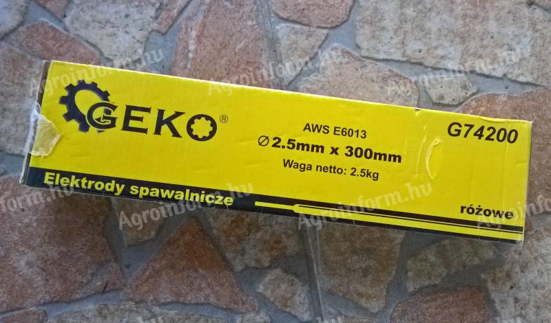 Hegesztőelektróda 2,5 mm Hegesztő pálca * GEKO G74200 * 2, 5Kg / csomag AWS E6013 Elektróda