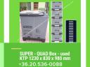 SUPER - QUAD 06.20.536-0088 Box - használt kartonplast műanyag láda - KTP 144 888