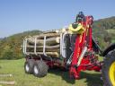 Tajfun forestry skid steer with DOT 50 crane, 11 and 14 ton versions