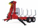 Tajfun forestry skid steer with DOT 50 crane, 11 and 14 ton versions