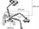 Hidraulikus karos Szárzúzó 80 + Sövényvágó 180 - JANSEN HMS-80/180