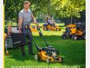Fűnyírótraktor,  nulla forulókörös,  Cub Cadet XZ2 127, oldalkidobós,  Kawasaki V motorral