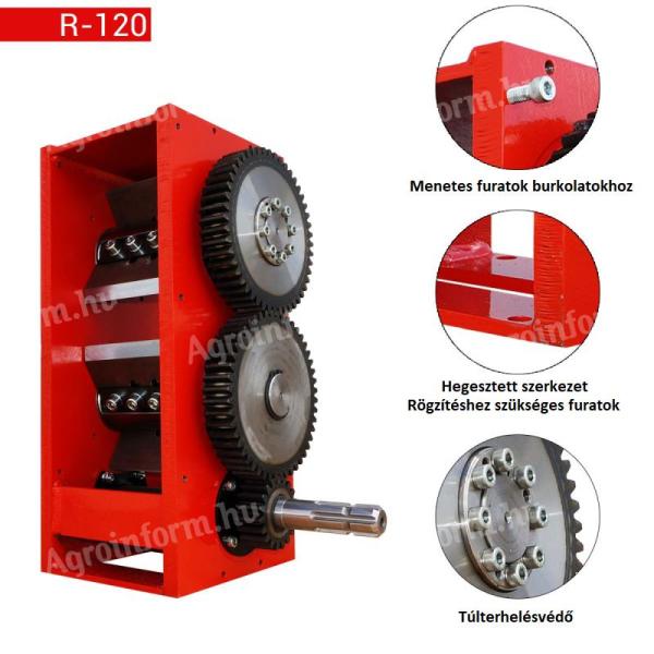 Ágaprító Ágdaráló Gallyaprító R-120/6 Mechanizmus