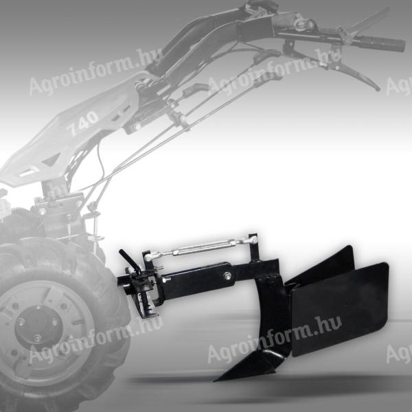 Double-sided trench opening plough for JANSEN MGT-600E small tractor