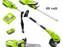 KTS láncfűrész akkumulátoros . Stihl fűrész tipusú ágvágó láncfűrészes