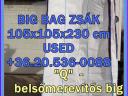 Bigbag zsák 200-240-cm FORMATARTÓ“Q” big bag JUMBÓ ZSÁK 20 körzet 536-0088