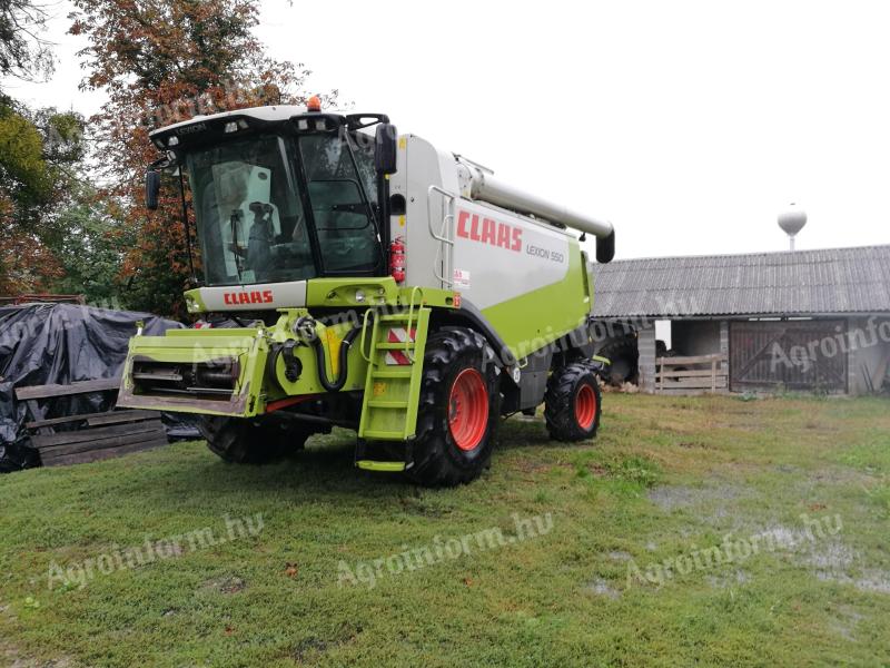 Lexion 550 sa V750 žitaricama 1850 sati
