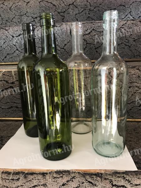 Wine bottle, 0,75 litre wine bottle