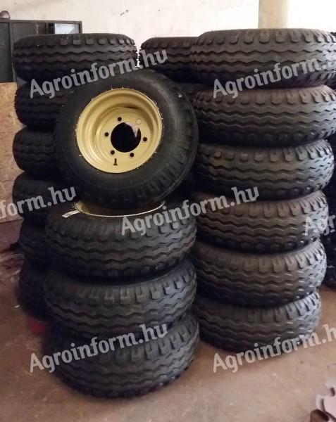 New! BKT 10/75-15, 3 mounted wheels (rubber + rim) with delivery