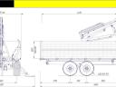 2-in-1 self-loading trailer; flatbed trailer