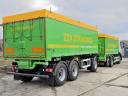 Kiper kamion za prijevoz usjeva i stočne hrane - s platformom s 3 odjeljka