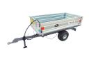 New 1,5 t rear tipper trailer with lights, from stock