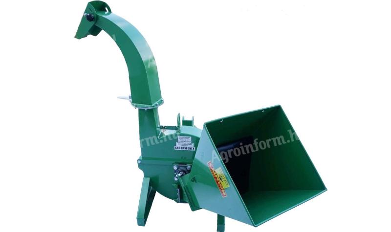 New WCX5 type gimbal driven wood chipper, branch crusher from stock