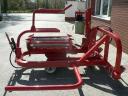 BARGAM FP-60 small round bale wrapper with counter and side pick-up fork/automatic stop