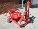 BARGAM FP-60 small round bale wrapper with counter and side pick-up fork/automatic stop