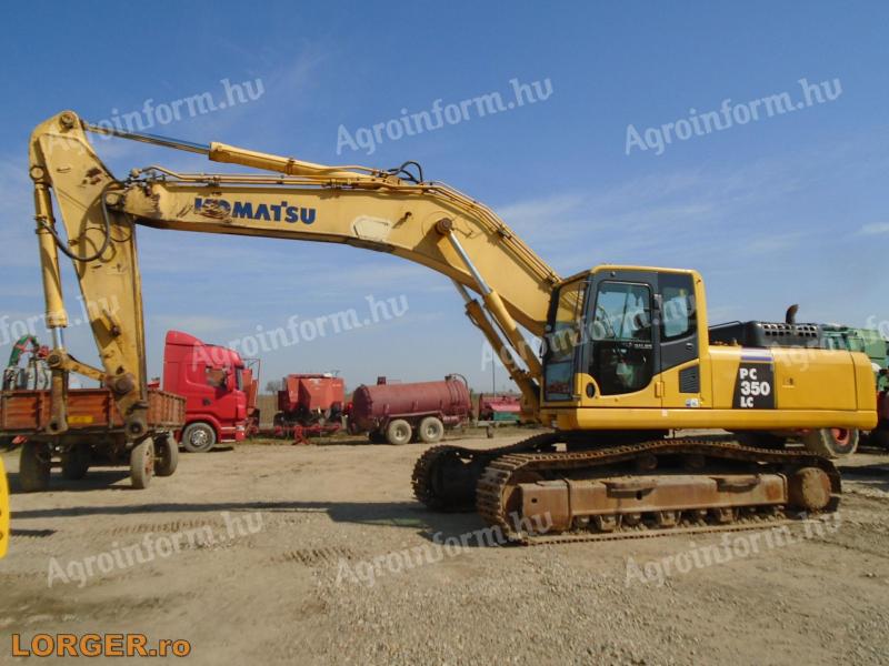 Komatsu PC350 NLC-8 lánctalpas kotró