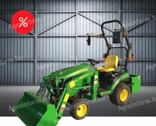 JOHN DEERE 1026R kompakt traktor - 26LE + HOMLOKRAKODÓ - ÚJ - 2 év GARANCIA - AKCIÓS ÁR