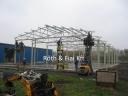 15 x 30 x 4 m new frame structure, ready for immediate delivery