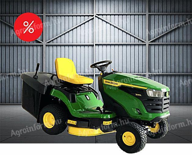 Tractor de gazon John Deere X147R - NOU - 2 ani GARANȚIE - PREȚ SPECIAL